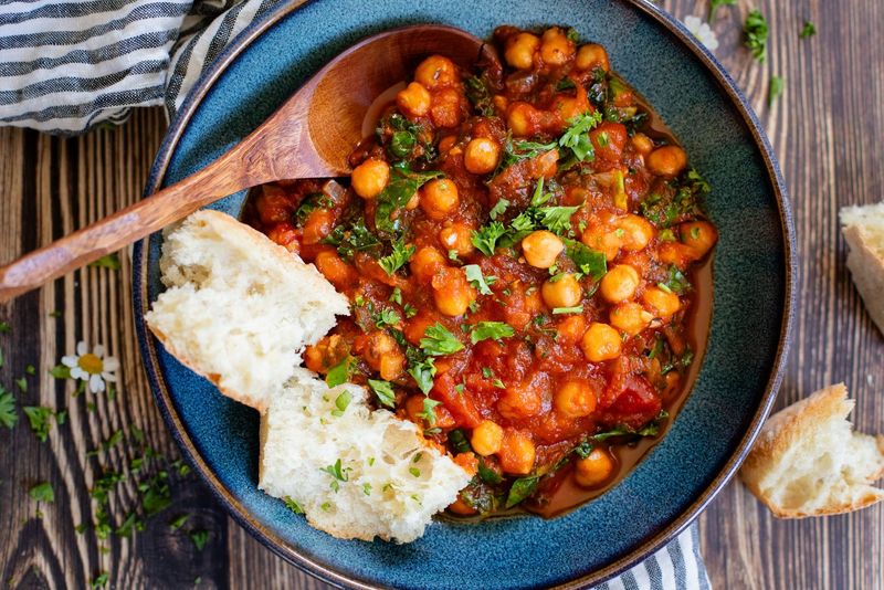 Spicy Tomato Chickpea Stew