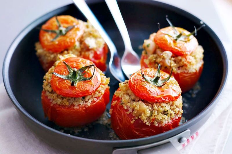 Stuffed Tomatoes with Quinoa