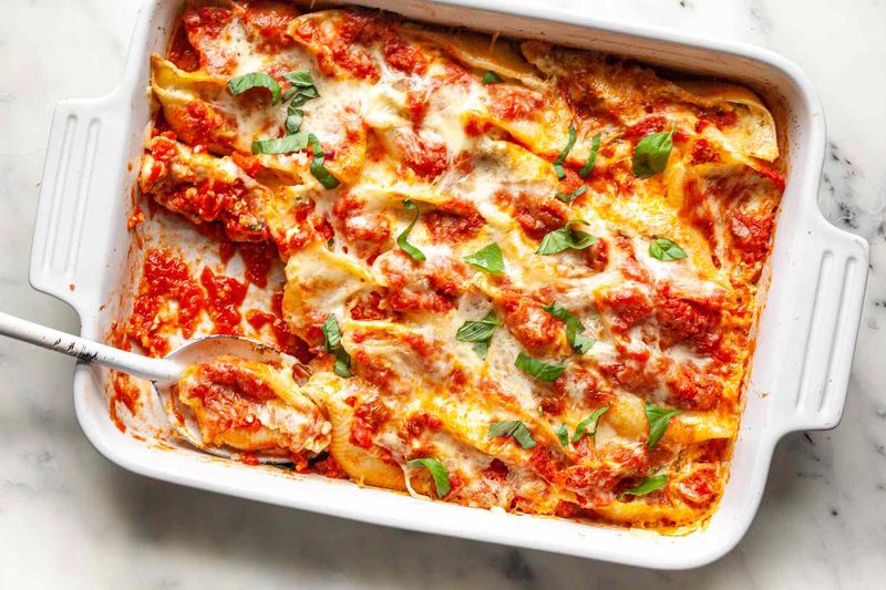 Tomato and Ricotta Stuffed Shells