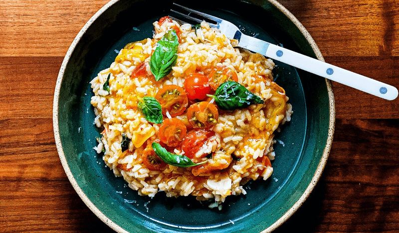 Tomato Basil Risotto
