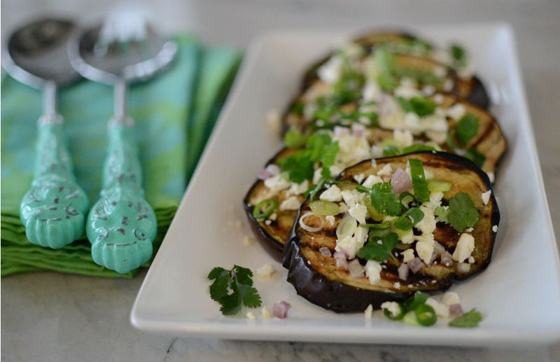 Eggplant and Feta Salad