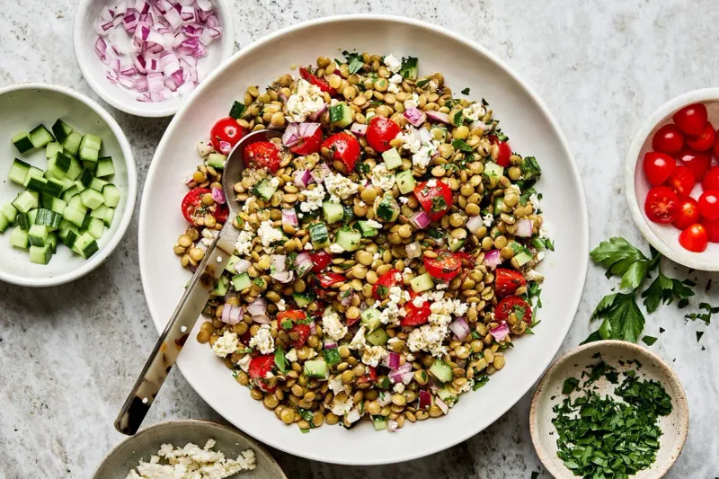 Tomato Lentil Salad