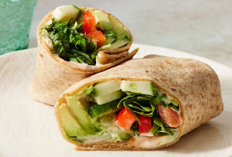 Tomato and Avocado Wrap
