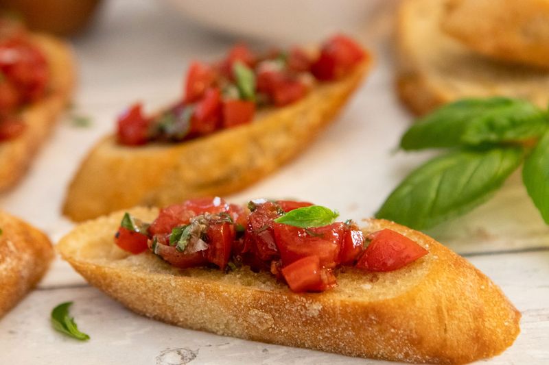 Tomato and Basil Bruschetta