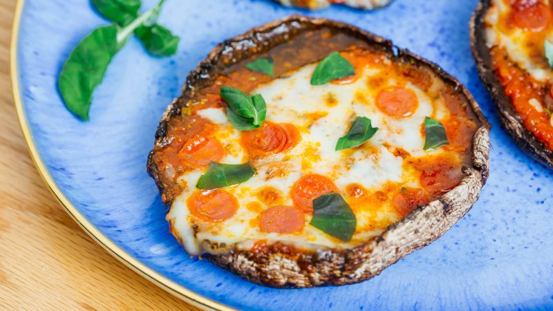 Portobello Mushroom Crust Pizza
