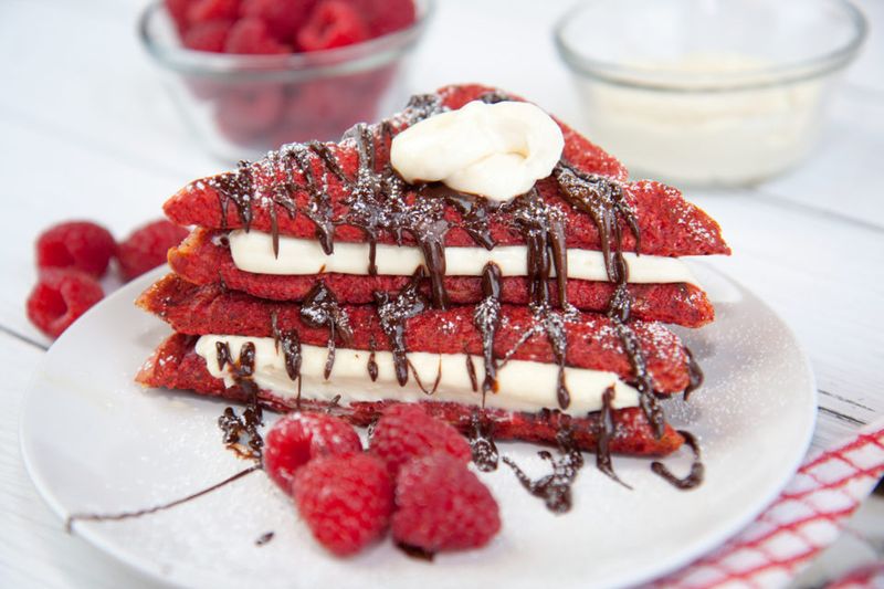 Red Velvet French Toast