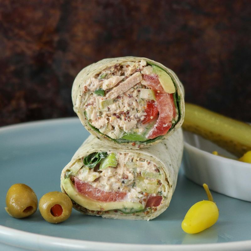 Avocado Tuna Wraps
