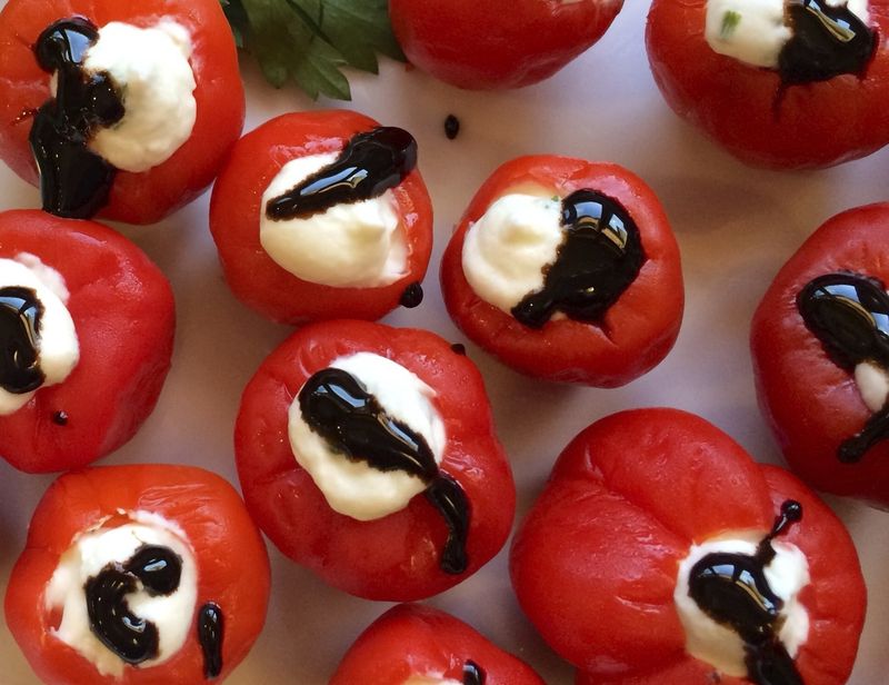 Goat Cheese Stuffed Peppadews