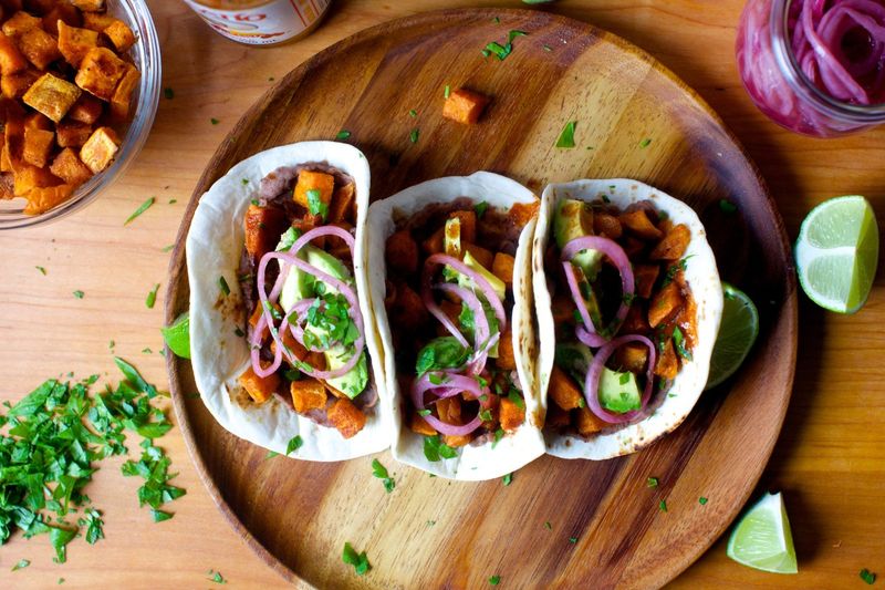 Sweet Potato and Black Bean Tacos