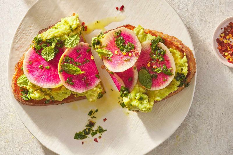 Avocado Toast with Radishes