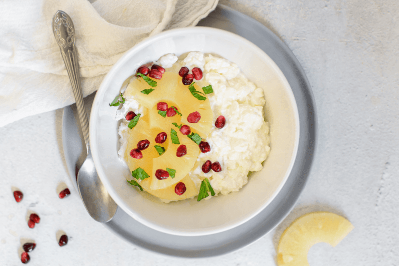 Cottage Cheese with Pineapple