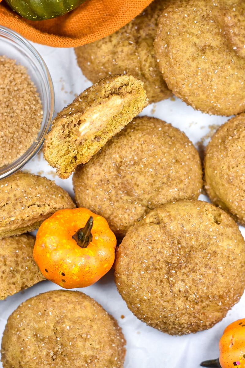 Spiced Pumpkin Cream Cheese Cookies