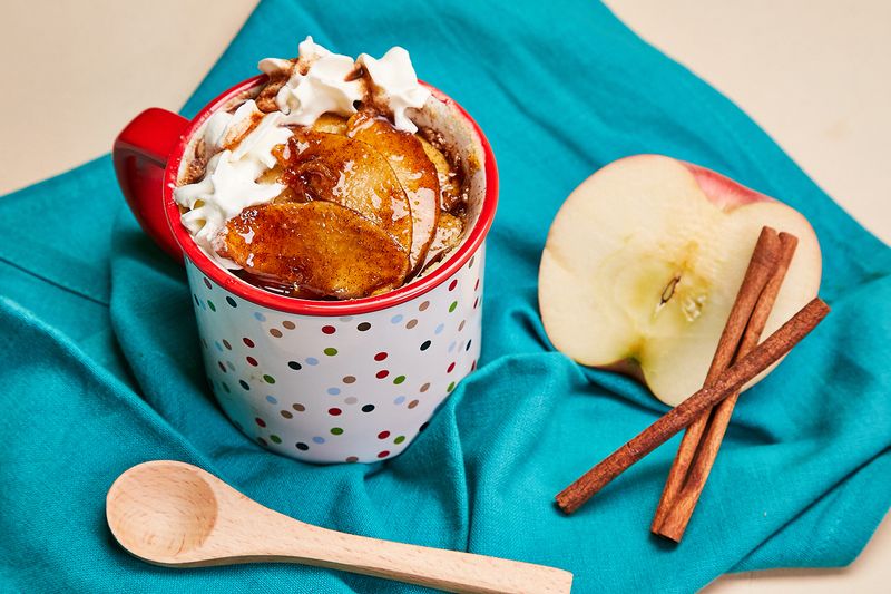 Caramel Apple Mug Cake