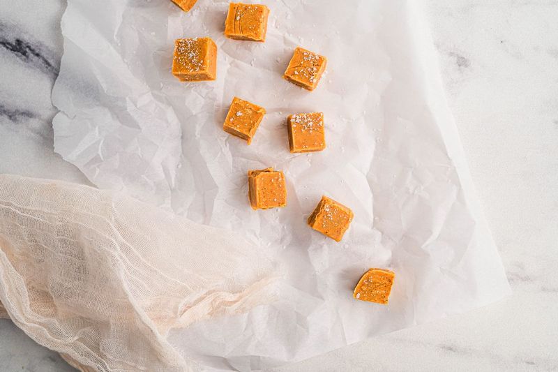 Salted Caramel Peanut Fudge