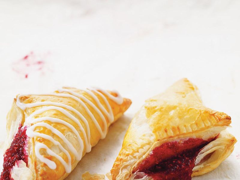 Raspberry Almond Turnovers