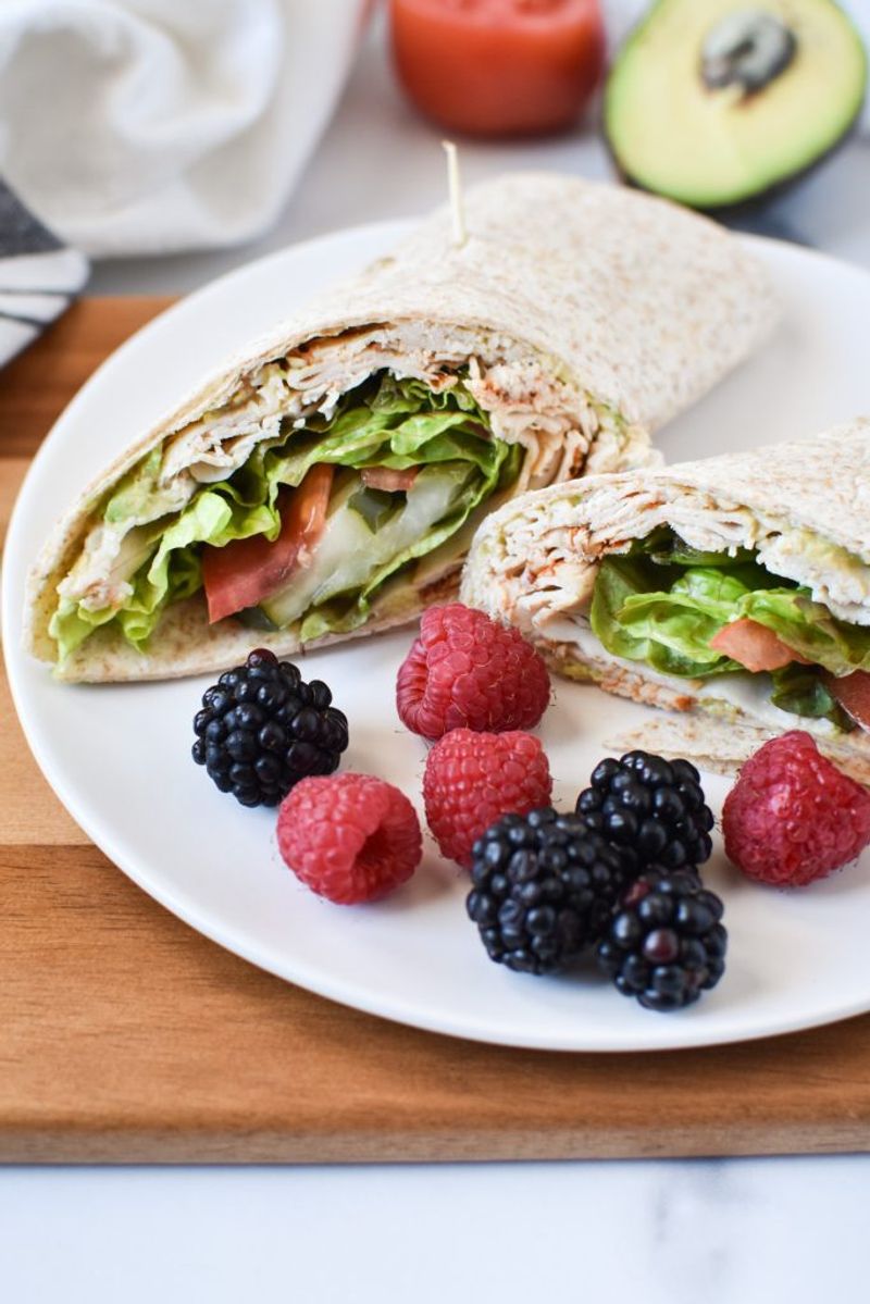 Turkey and Avocado Wraps