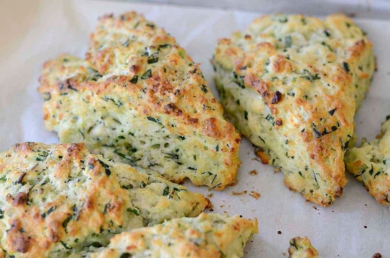 Spinach and Cheese Scones