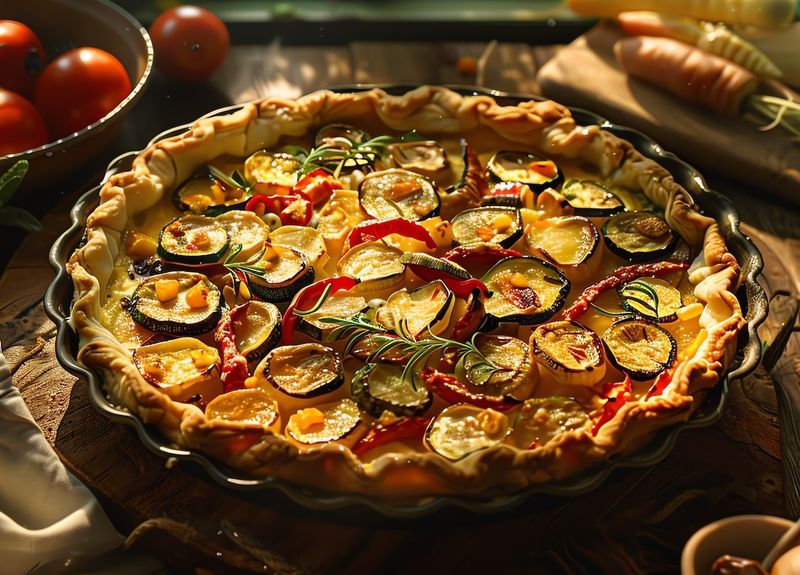 Roasted Vegetable Tart