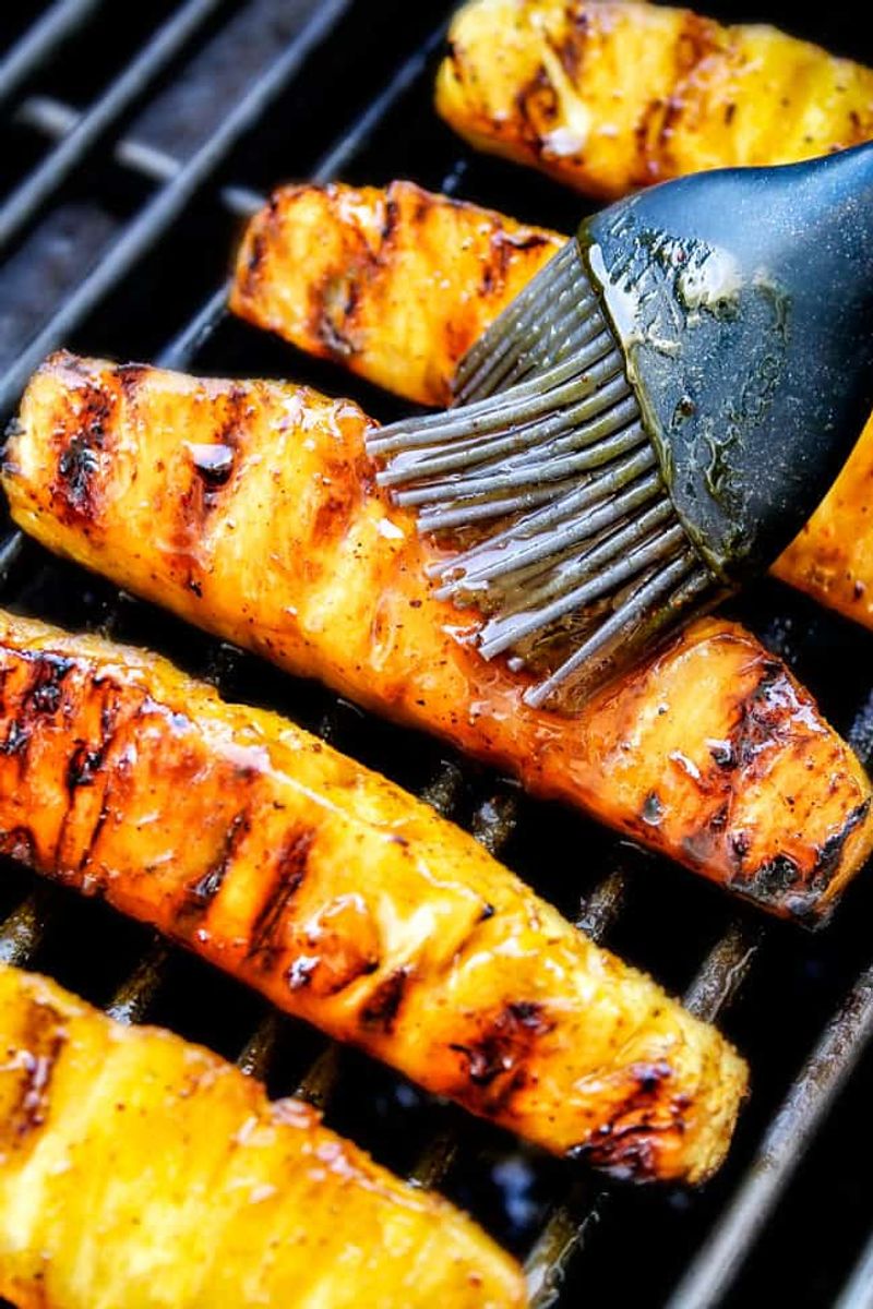 Grilled Pineapple with Honey Glaze