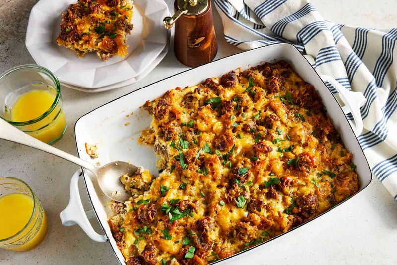 Breakfast Sausage and Egg Casserole