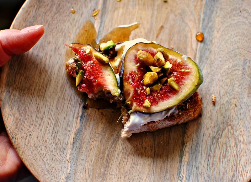 Sourdough Bread with Labneh and Pistachios