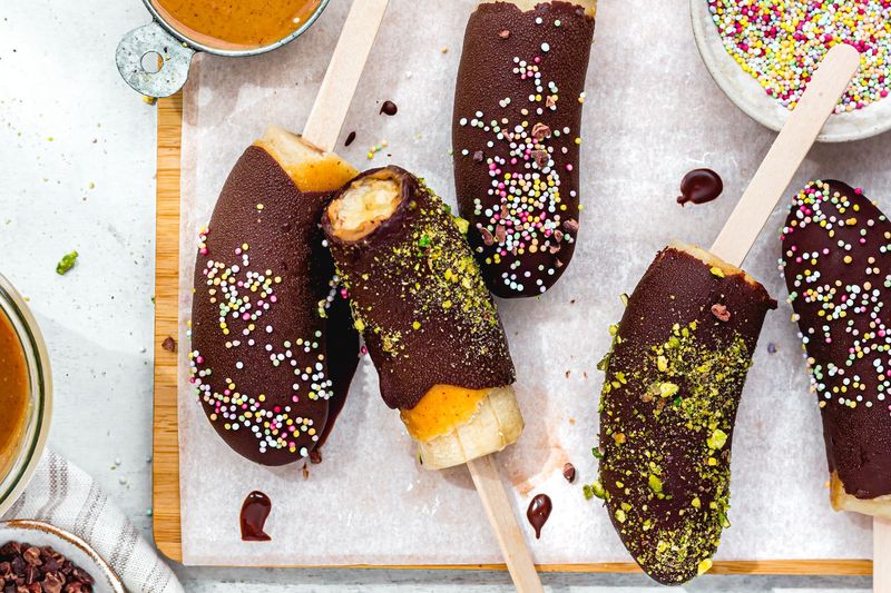 Frozen Banana Pops