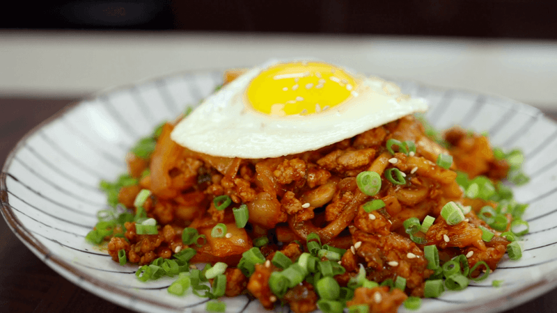 Spicy Kimchi Fried Rice