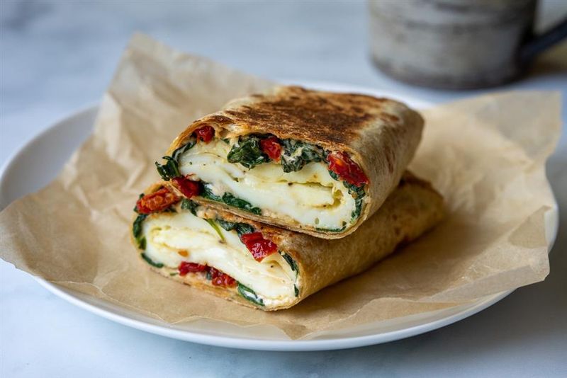 Spinach and Feta Wrap
