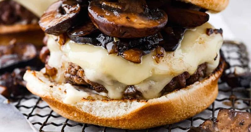 Washington's Wild Mushroom Burger