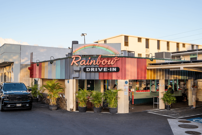 Hawaii: Rainbow Drive-In, Honolulu