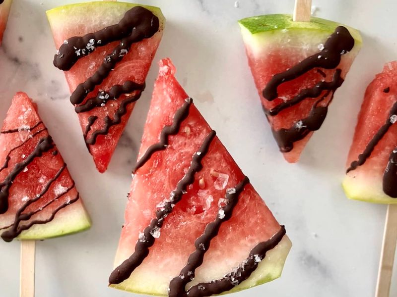 Watermelon Popsicles