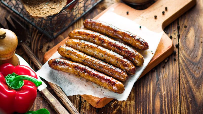 Overcooked Sausages