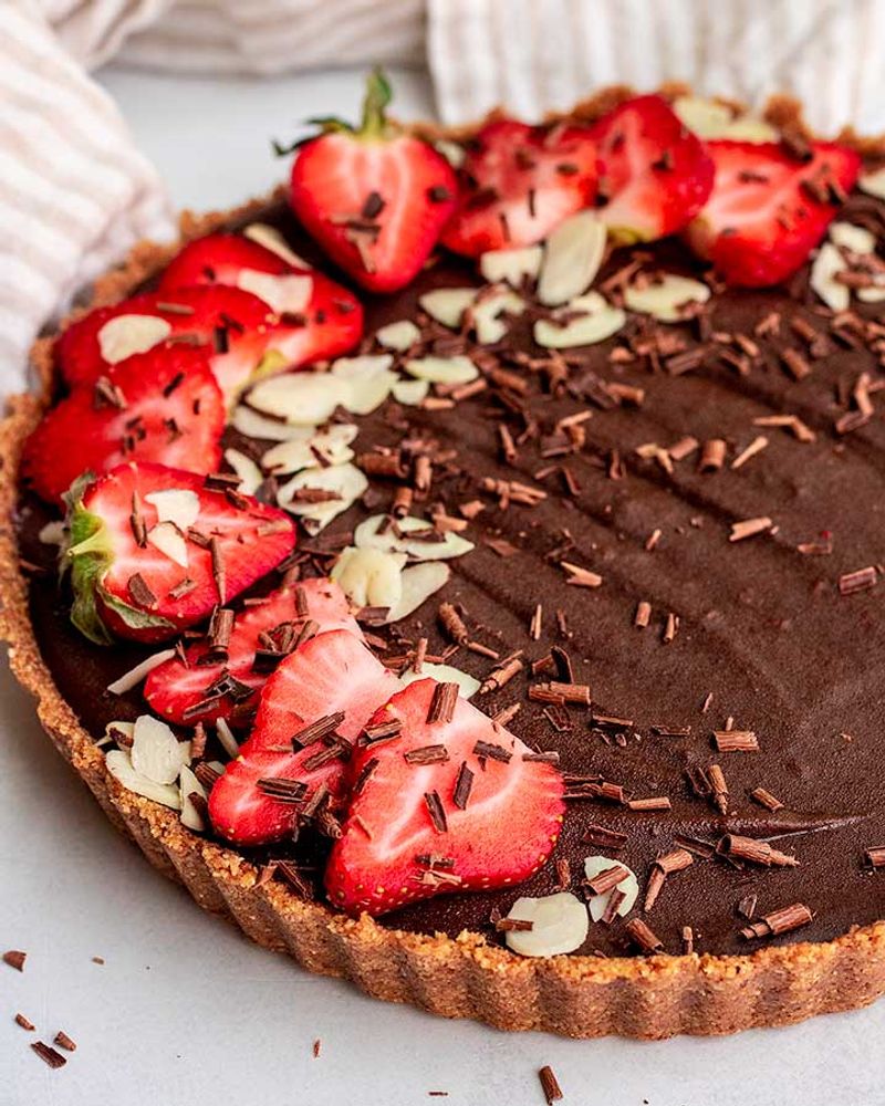 Chocolate Strawberry Tart