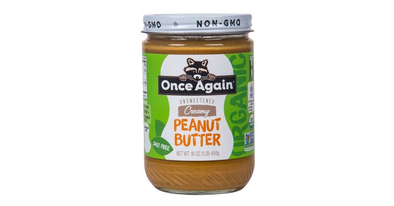 Once Again Organic Unsweetened & Salt-Free Peanut Butter