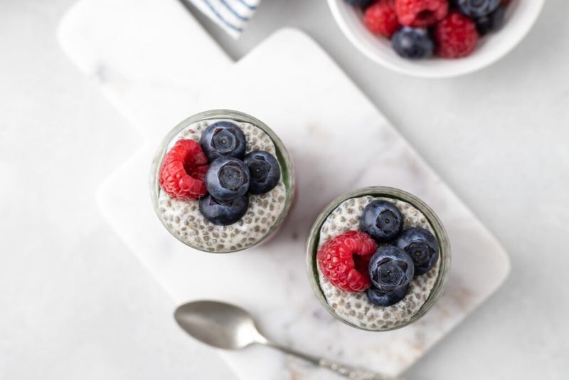 Chia Pudding with Fresh Berries