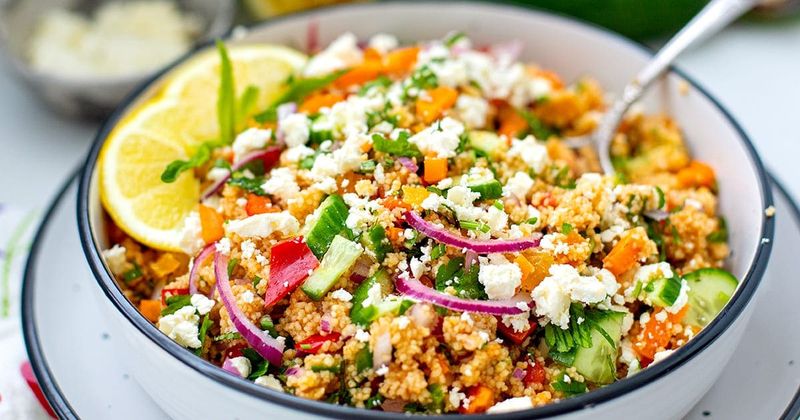 Couscous and Medley of Vegetables