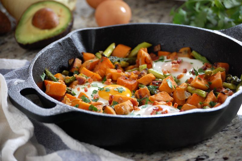 Winner: Sweet Potato Hash with Eggs