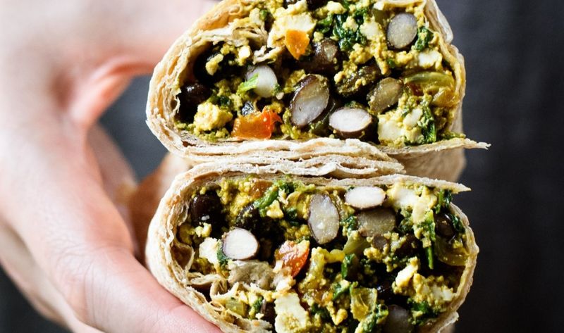 Winner: Breakfast Burrito with Black Beans