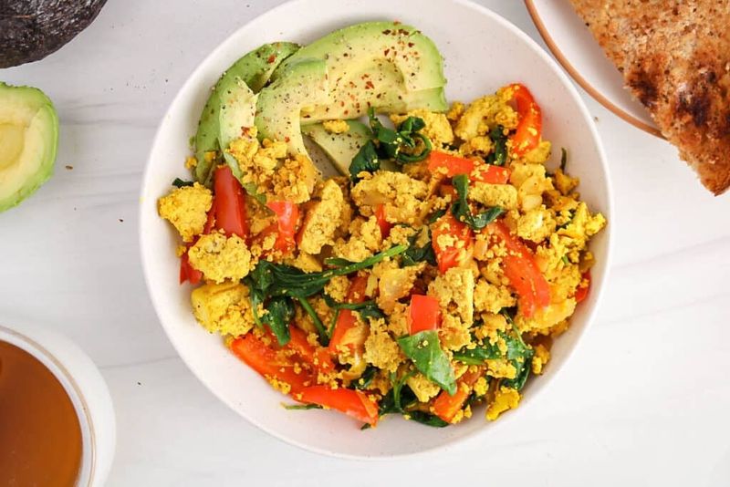 Winner: Savory Tofu Scramble with Vegetables