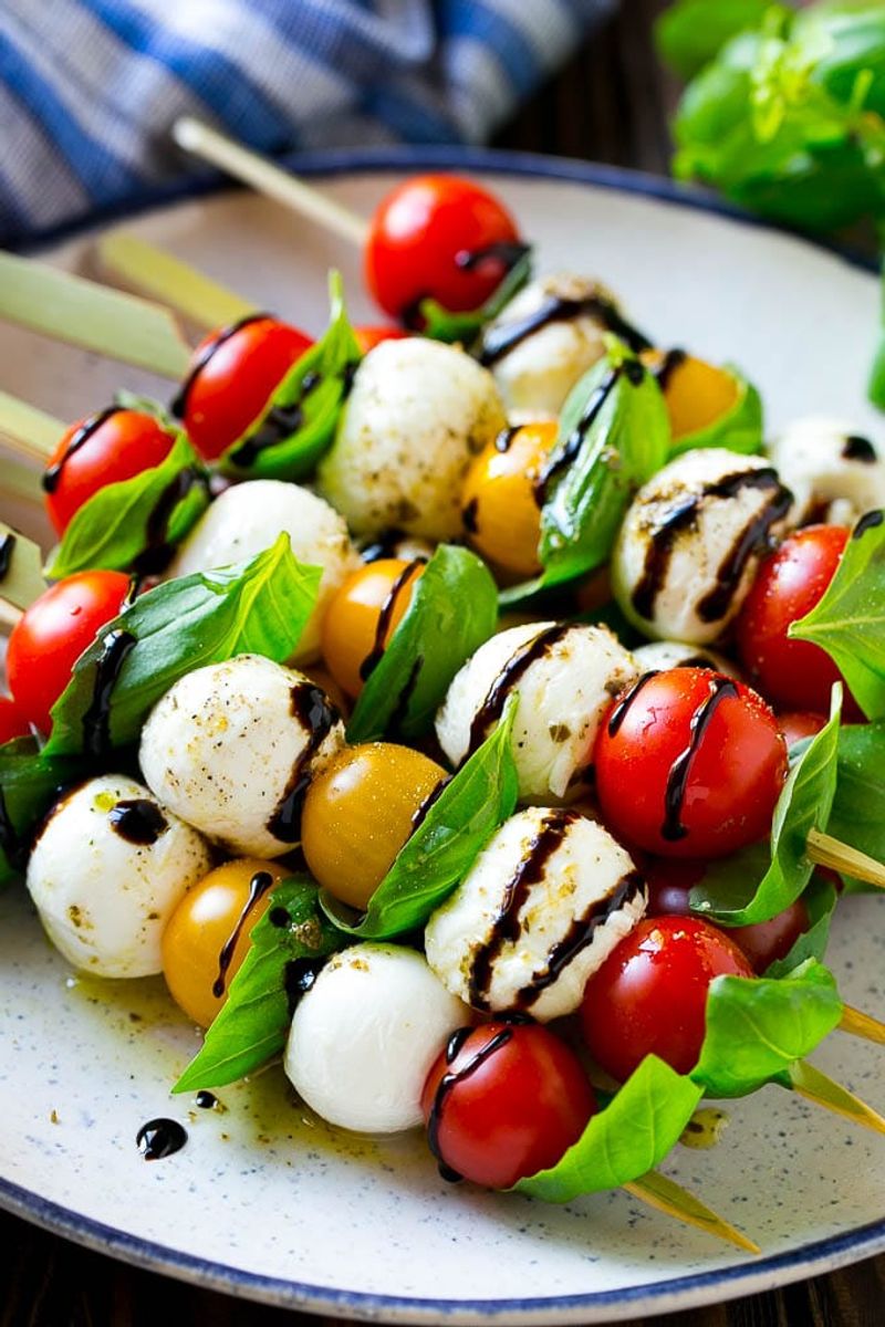 Mini Caprese Skewers