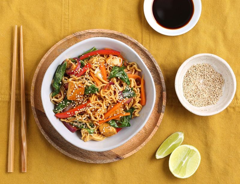 Teriyaki Noodle Stir Fry