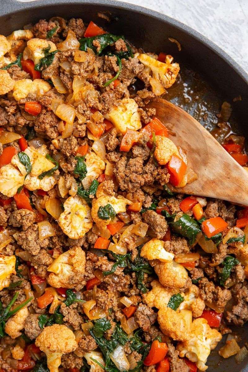 Cauliflower Beef Stir-Fry