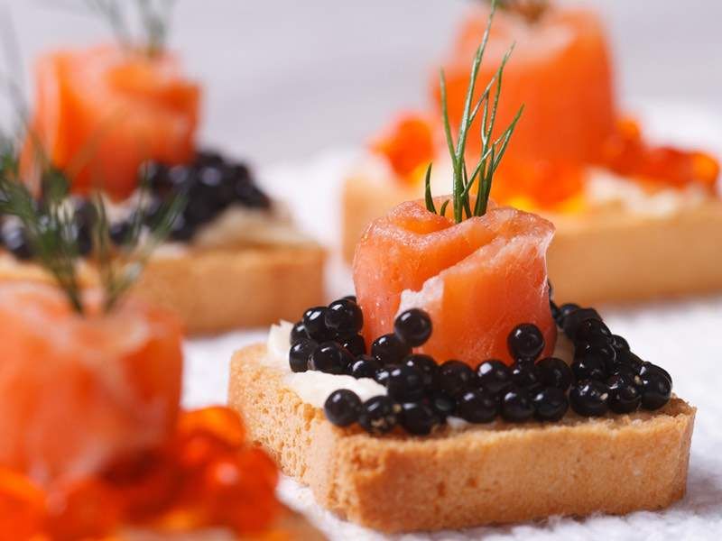 Smoked Salmon Canapés