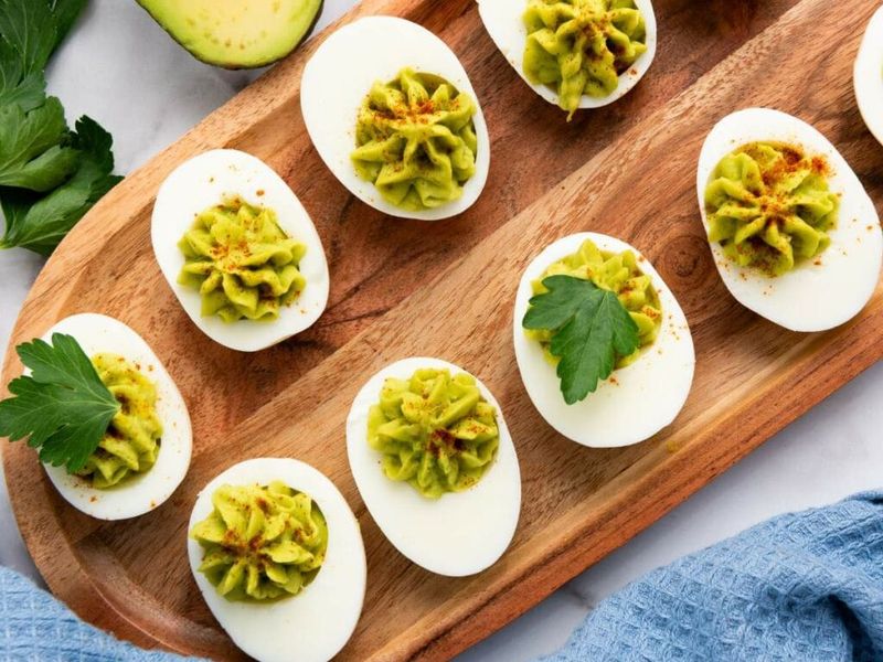 Avocado Deviled Eggs