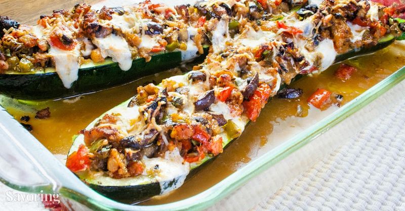 Stuffed Zucchini Boats