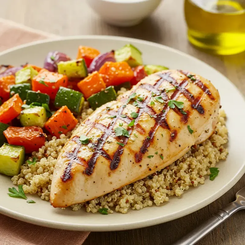 Lemon Herb Chicken with Quinoa