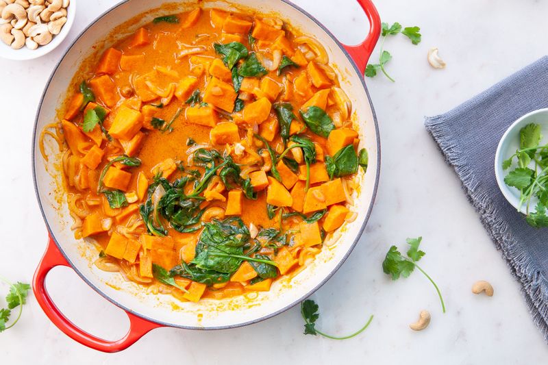 Sweet Potato and Kale Curry