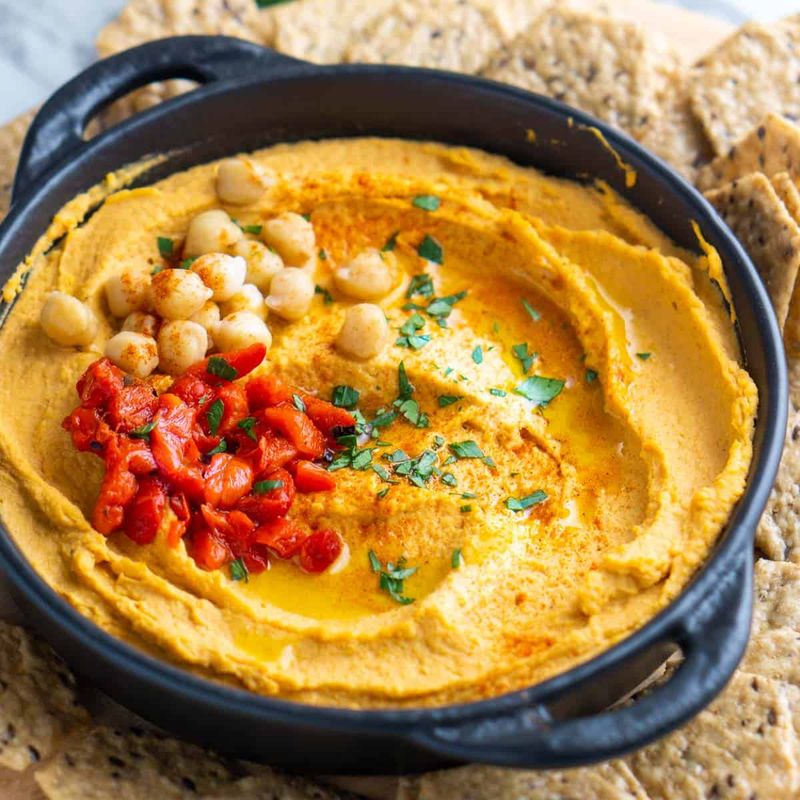 Roasted Red Pepper Hummus