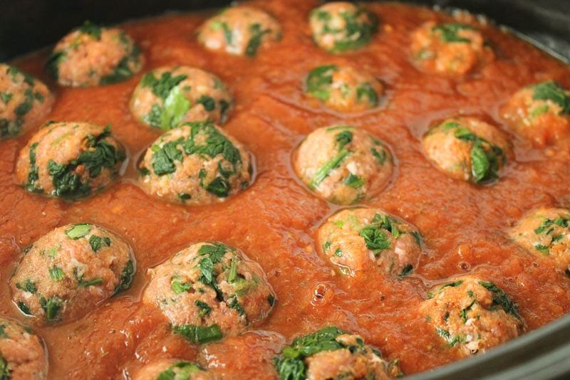 Turkey and Spinach Meatballs