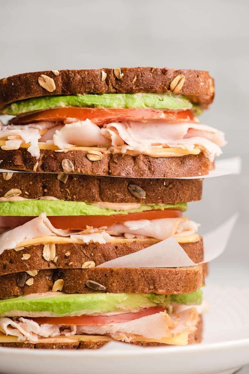 Turkey and Avocado Sandwich